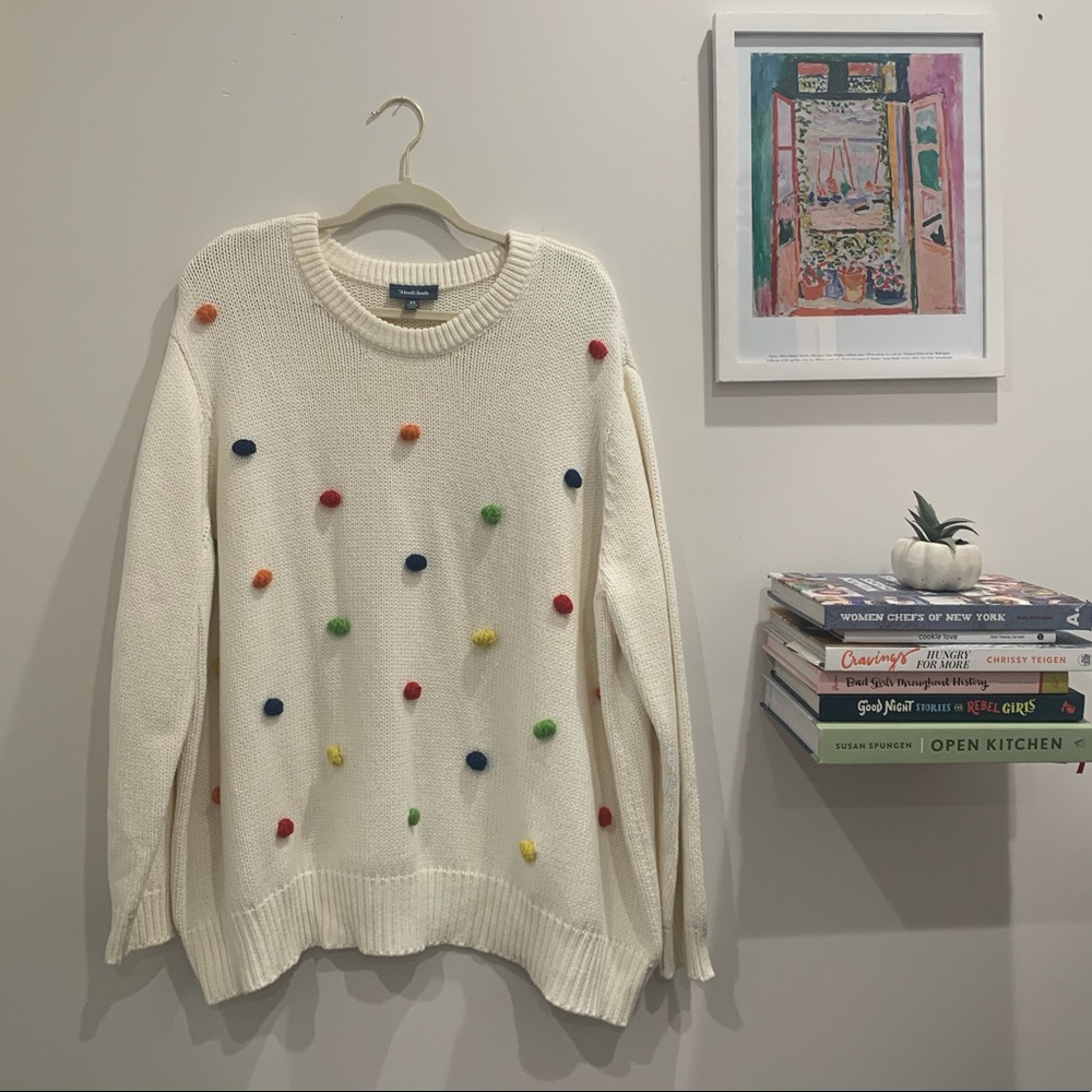 ModCloth Colorful Dot Sweater